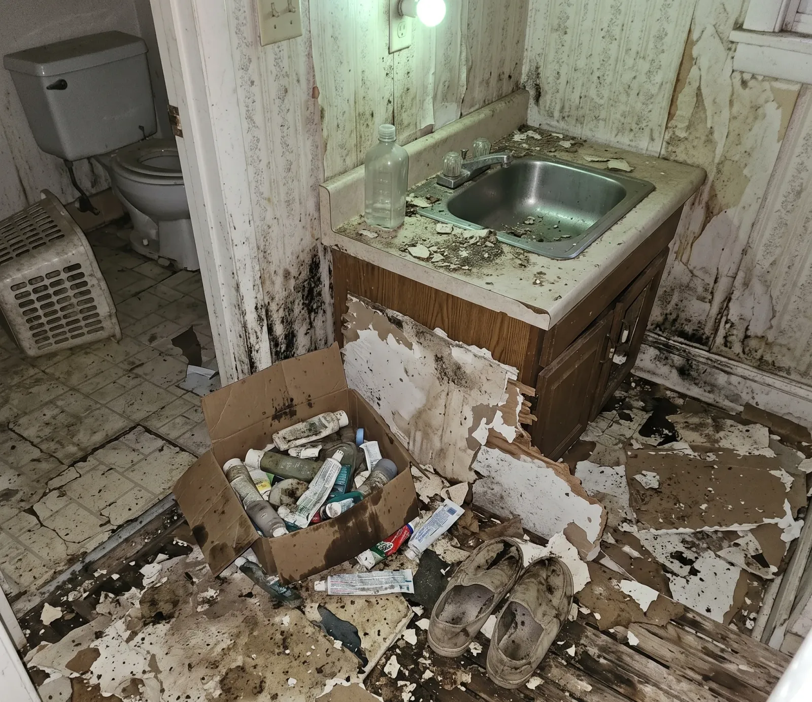 Bathroom Mold water damage in Atlanta, GA